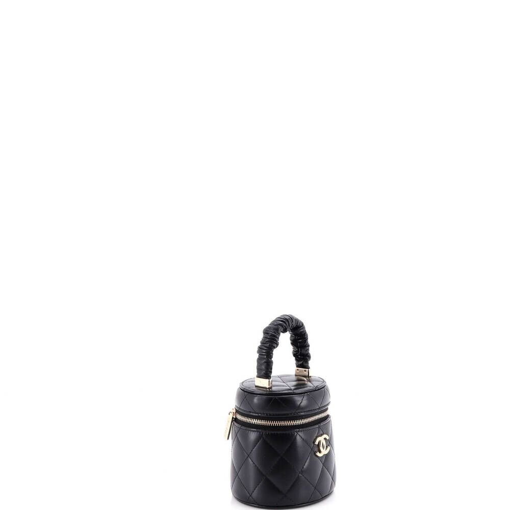 Chanel Mini CC Ruched Top Handle Vanity Case - Picture 2 of 5